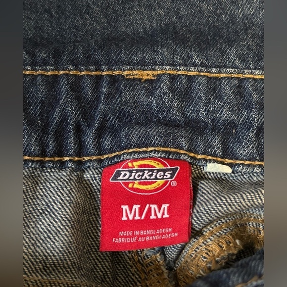 Dickies Blue Denim Mini Dress - Picture 5 of 6